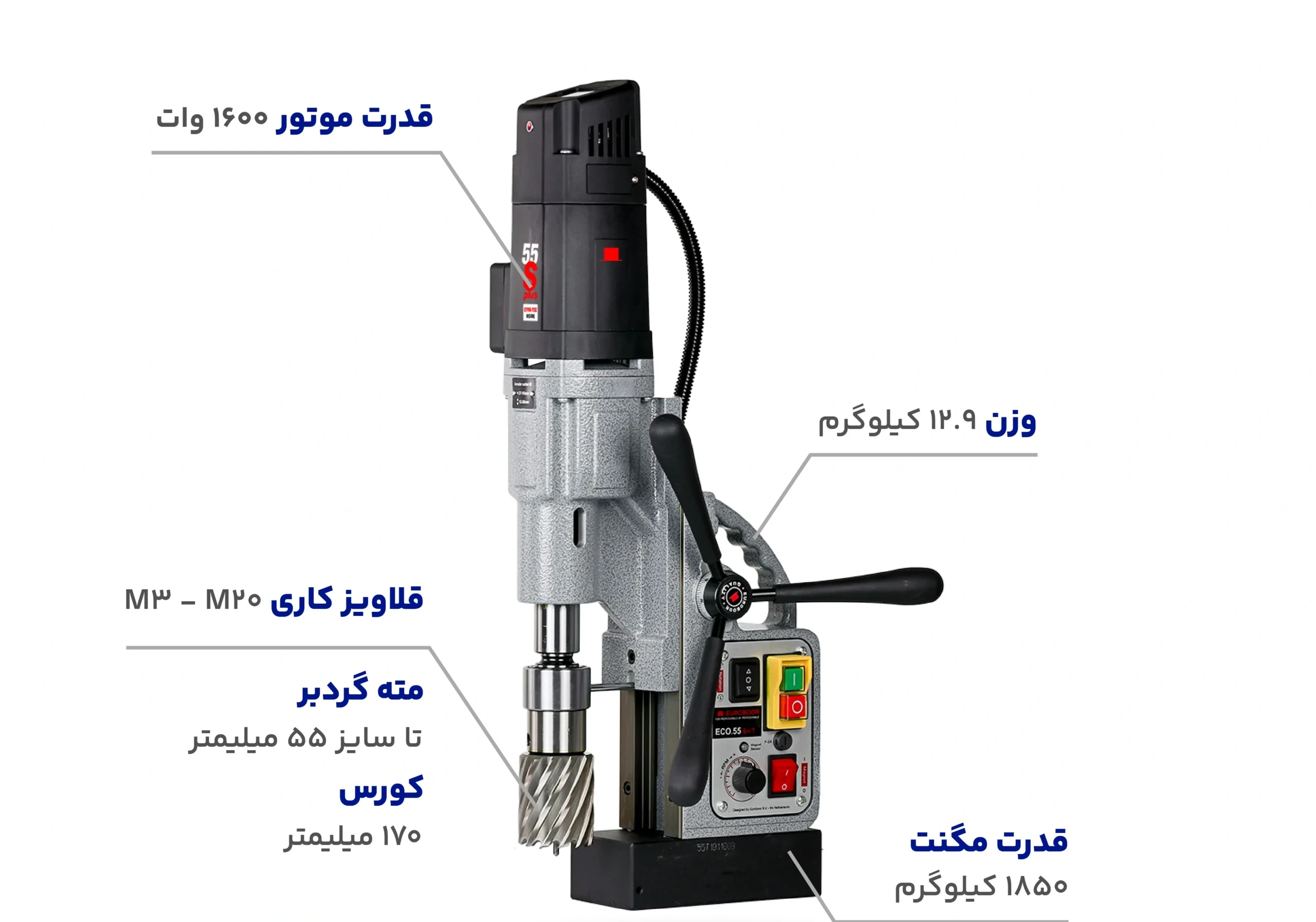 دریل مگنت ECO.55S+/T