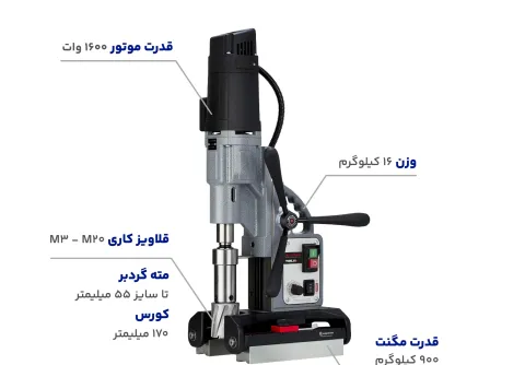 دریل مگنت TUBE.55S/T